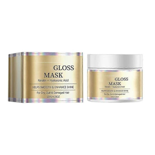 Bonde Gloss Hårmask - Keratin & Hyaluronsyra - 120g