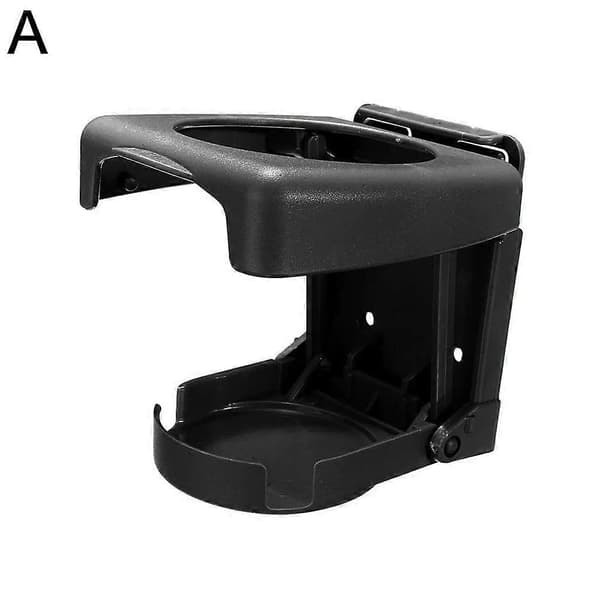 Sammenleggbar bilkoppholder i plast, vannkopp, drikkeflaske, boks, universal Black