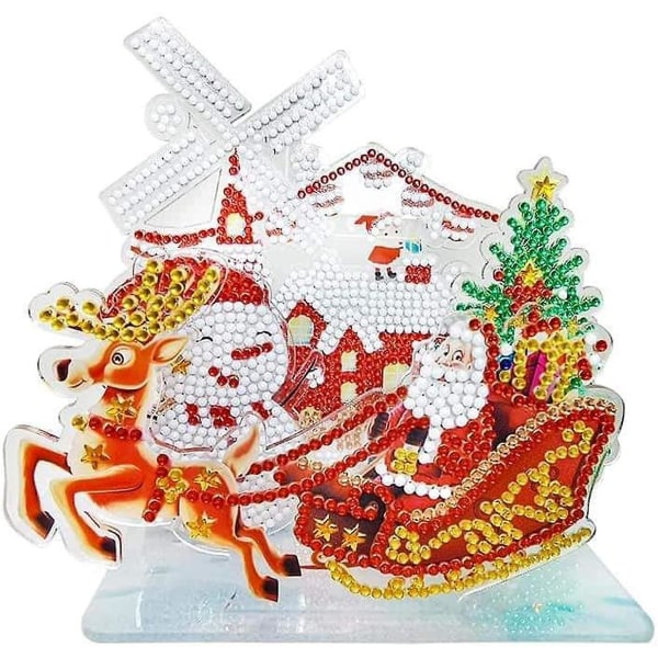 Christmas Diamond Painting Kit för barn och vuxna - 3d festdekoration eller julklapp