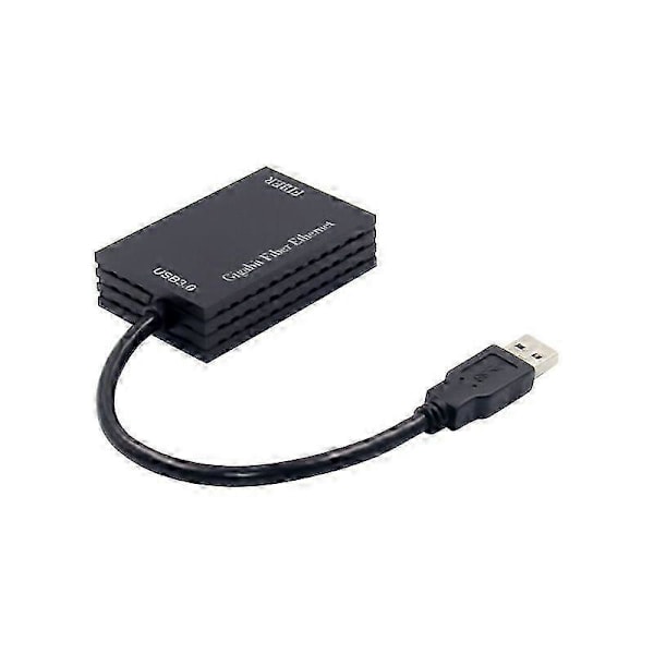 USB1000F-LX USB 3.0 Gigabit Fiber Ethernet Nettverksadapter Single Mode 1310Nm 10Km LC Optisk Modul SFP NIC RTL8153