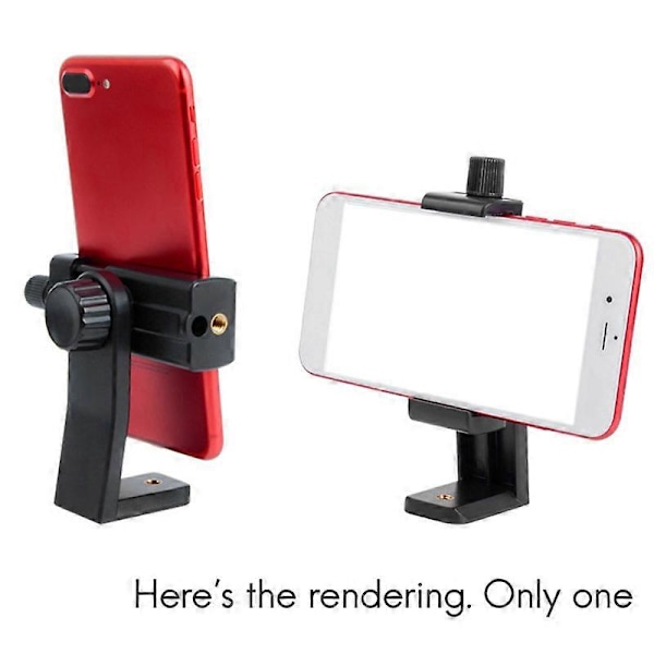 Telefonholder/Vertikal og Horisontal Tripod Mount Adapter Roterbart Feste med 1/4 Tommers Skruehol