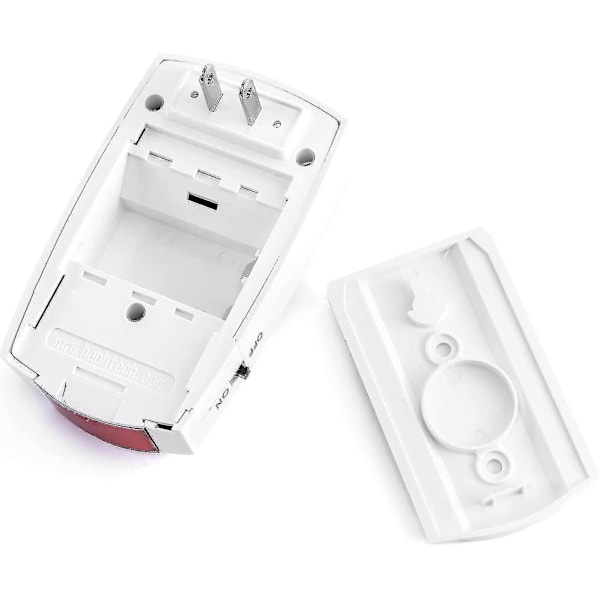 2-pak, Strømsvigt Alarm, 118 Db Høj Sirene Med Led Lys, 110v Til 220v, Til/Fra Alarm
