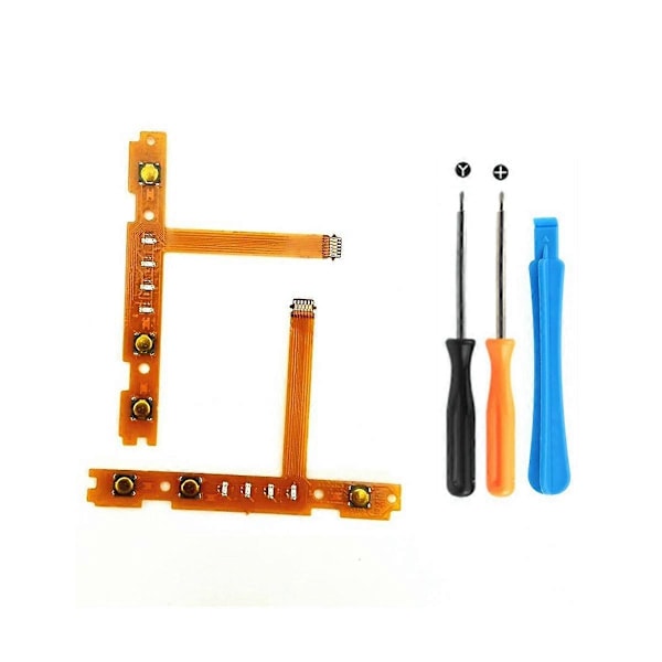 SL-painikkeen joustokaapeli JoyCon NS L/R -peliohjaimelle ruuvimeisselityökalulla