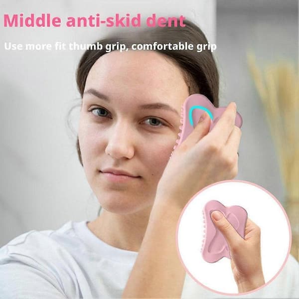 Silikone Meridian Slapping Board Afslappende Komfort Helkropsafslappende Massager Pink