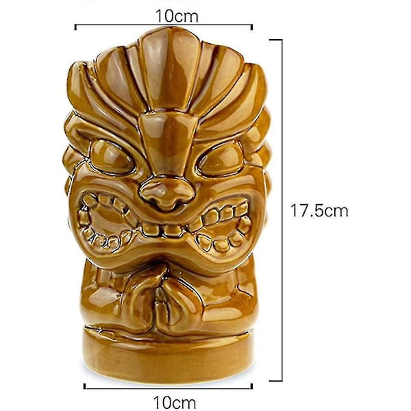 Ny2023 Tiki Cocktailmugg - 23.28oz / 660ml keramisk Tiki Hands Mugg (660ml)