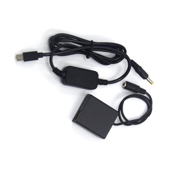 USB Type-C Kabel + DMW-DCC11 Blg10 Dummy Batteri til -GF6 GF5 GF3K TZ100 LX100 GX7 S6 S6K GX80 GX85 GX9