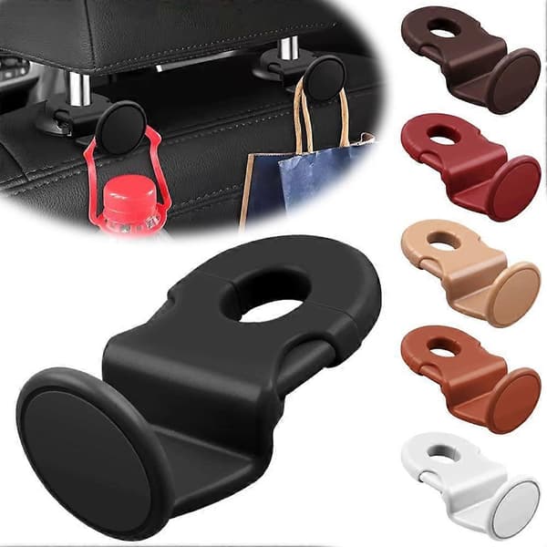 Car Seat Back Headrest Hooks For Storage Organizer Handbag Hanger Holder Hook A