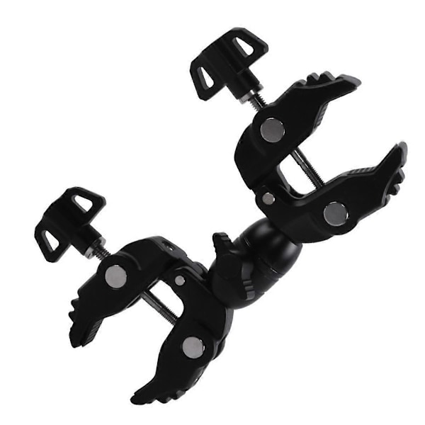 Dobbelt Metal Super Klemme Articulerende Arm Clip 360 Dobbelt-Hoved Super Klemme til Paraply Monitor LED