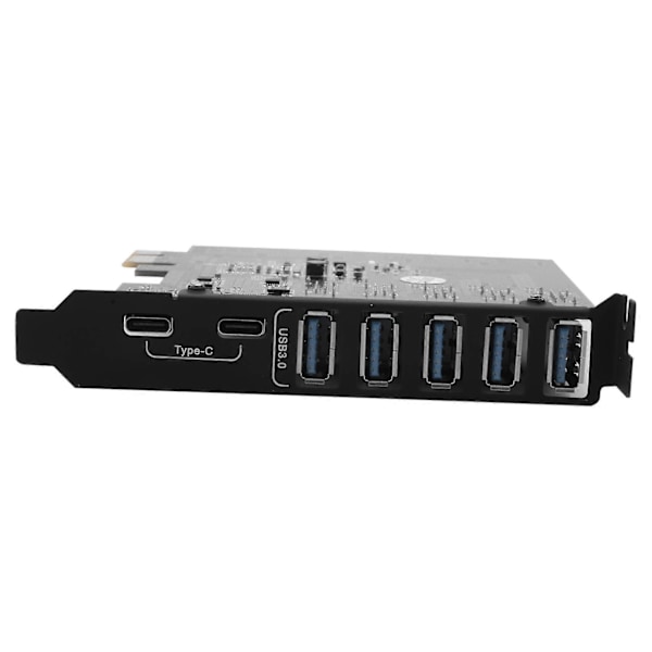 PCI-E - USB 3.0 7-porttinen laajennuskortti, PCI Express USB 3.2 -lisäkortti, sisäinen USB3-keskitinmuunnin