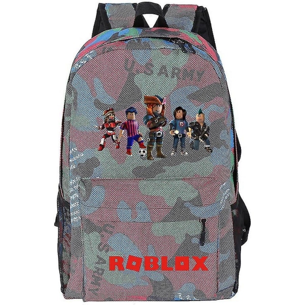 Roblox Skolväska Ryggsäck Student Skolväska Resväska Color-20