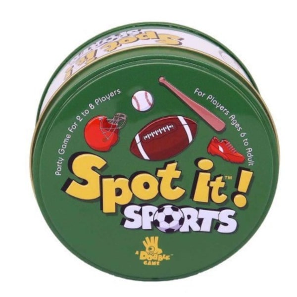 Vanhempi-lapsi juhlapeli korttilautapelikortti Spot it -peli sports