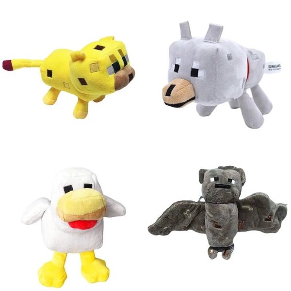 World Kids Docka Zombie Creeper Plyschdocka Steve Plyschdocka Creeper Konstig Skugg Drake Docka Födelsedagspresent 16cm purple rabbit