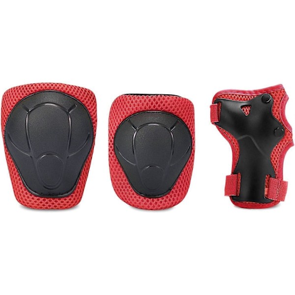Knäskydd Barn Set 6 I 1 Skyddsutrustning Knäskydd Barn Armbågsskydd Set Skyddsutrustning Se