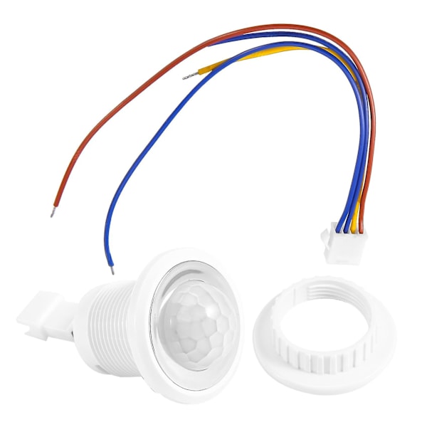 Mini PIR Infraröd Rörelsesensor Detektion 220v Justerbar Tid Infraröd Automatisk LED-lampa