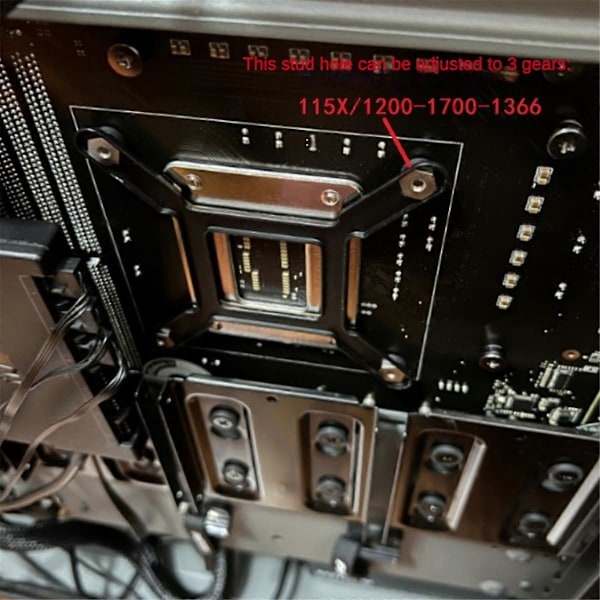 CPU-jäähdytyksen asennuskiinnikesarja LGA1700 1200 H55/H75/H80I V2/H90/H100I V2/H105/H110/H115I -malleille