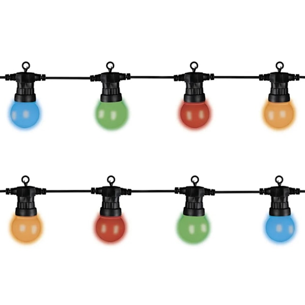 IP65 LED-valosarja keijukaisvaloköynnöksellä, suunniteltu loma-ajan valaistukseen, häihin, puutarhajuhliin, patiolle, aukiolle, joulukuuseen, ulkokoristeluun 13M 20Bulbs Multicolor