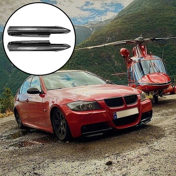 For 3-serie E90 E91 320I 330I 2005-2008 Frontfanger Leppe Vinkel Diffuser Splitter Spoiler Beskyttelse