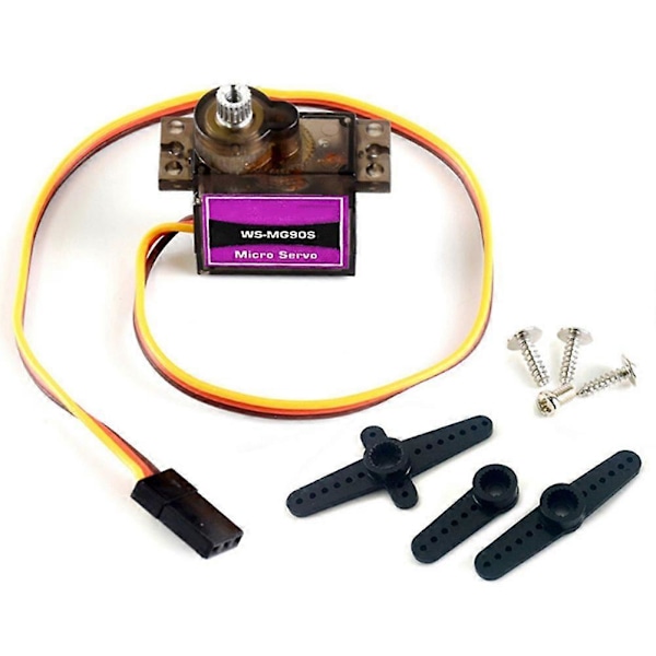 Servo Metallväxel 2kg/cm 2.8kg/cm 180 Graders Vridmoment Digital Servo för Helikopter Flygplan Båt Bil RC