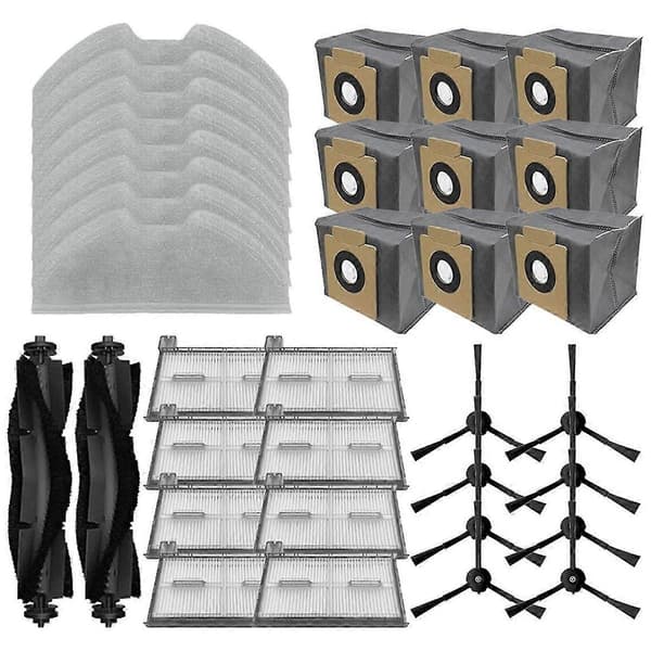Til X8 Pro/X8 Pro Robotstøvsuger Reservedele Hovedbørste Sidebørste Filter Støvpose Moppe C