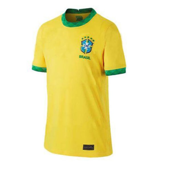 21-22 Brasilien hemmatröja för dam träningsdräkt kortärmad tröja T-shirt Vidic NO.15 L