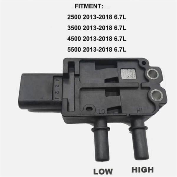 68085750AB Differensialtrykksensor for eksosgass til Ram 2013-2017 2500 3500 4500 5500 6.7L