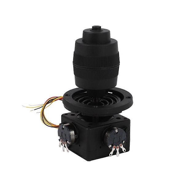 2 x Elektronisk 4-axlig Joystick Potentiometer Knapp för -D400B- 10K 4D Styrenhet med Tråd för Ind