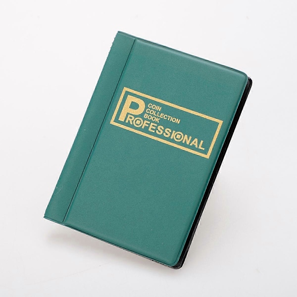 120 mynt oppbevaringsbok minnemynt samling bok mappe samling bok mappe kan romme flerfargede tomme mynter