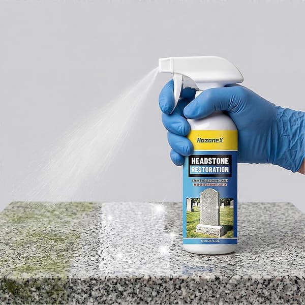 Gravstensrestaureringsspray 120ml - Mosfjerner & Stenopfrisker 3pcs