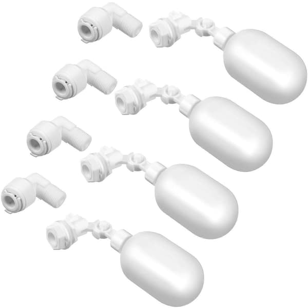 Vandfilter Flydeboldventil 1/4 Tomme Justerbar Flydeventil Plast Vandtank Flydeventiler