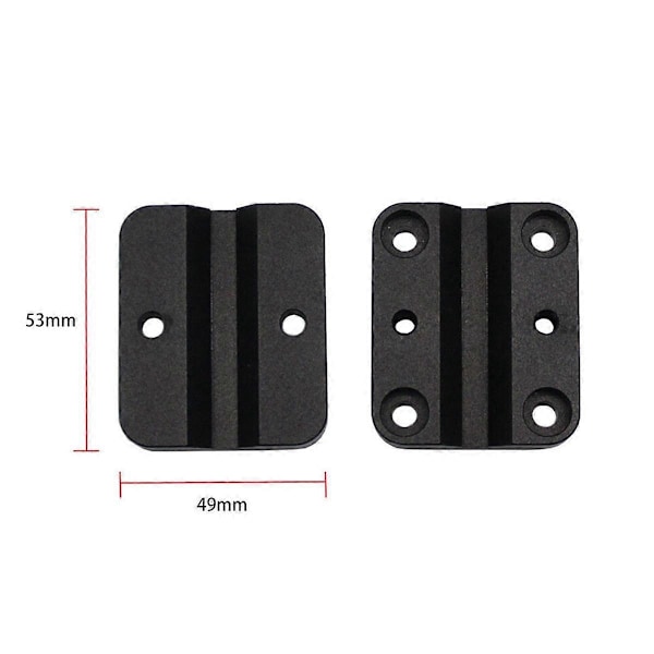 Universal 12-16mm Motorcykel Modifikation Tilbehør GPS Navigation Aluminium Legering Multi-Funktion Sort Beslag