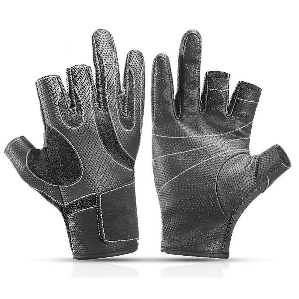 Fiskehandsker - Koldt Vintervejr Herre- og Damefiske S-xl Black L
