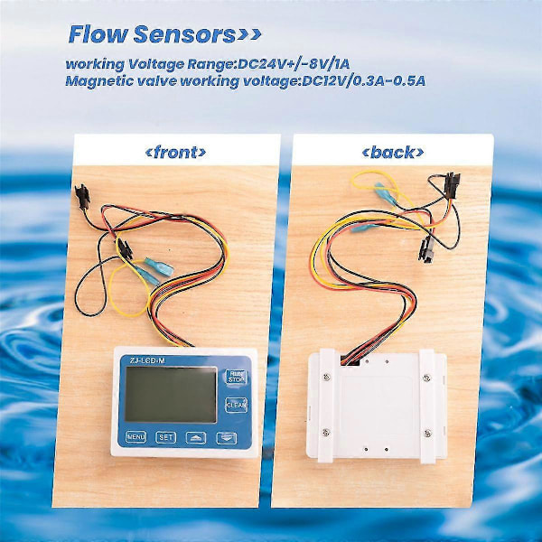 Kontroll Flow Sensor Meter LCD-skjerm Zj-Lcd-M Skjerm For Flow Sensor Flow
