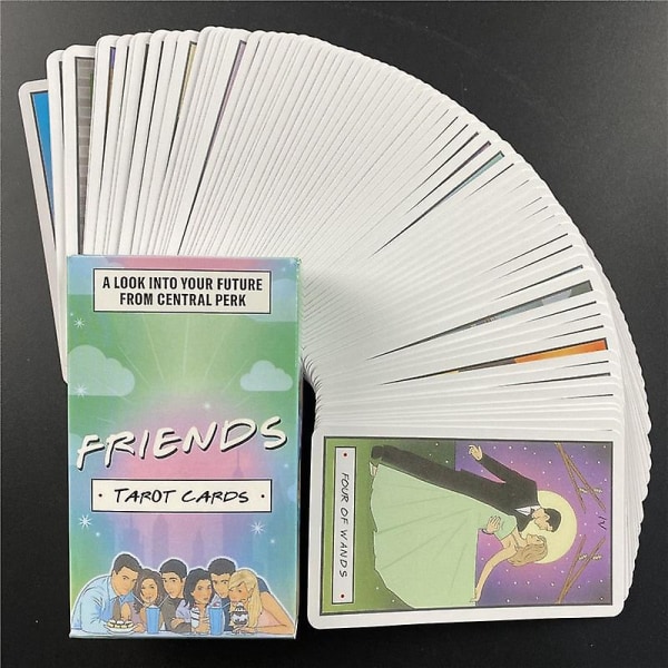 Friends Tarot - ennustuskorttipeli, lautapeli, joka perustuu klassiseen korttipakan rakenteeseen Mts03