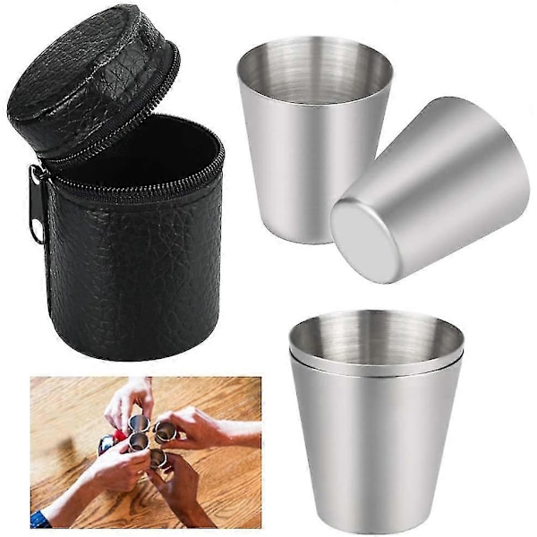 4-pack Rostfria Muggar