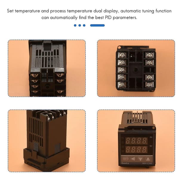 Multi-Input Digital Temperaturkontroller - C100 Profesjonell Alarm 0-1300 for Elektrisk Kraft Che