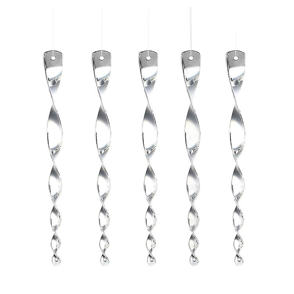 Fugleafviser Spiral Fugleskræmmer Reflekterende Spiral Fugleafvisere Spiralstænger 8 Stk 30cm