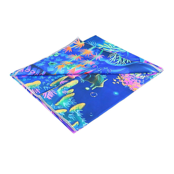 Fluorescerende Trævægtæppe Børstet Stof Baggrund Vægkunst Dekor UV Sort Lys Reflekterende Vægtæppe til Soveværelse Fest GTYG(295) 230x180cm / 90.6x70.9i