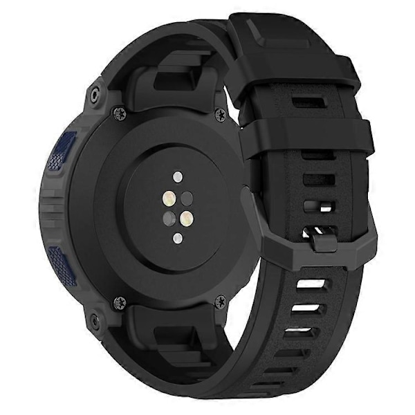 Kompatibel med Huami Amazfit Active Edge A2212 Udskiftningsarmbånd Blød Silikone Urrem Black