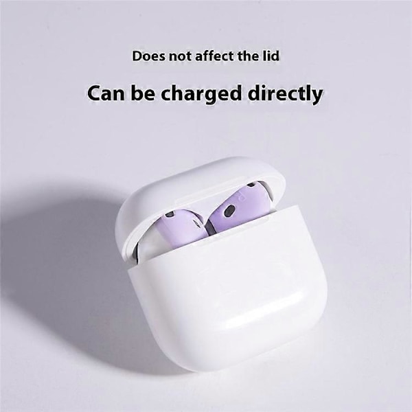 Kompatible ørepropper til AirPods 4, udskiftning, ultratynde silikone ørepropper Transparent