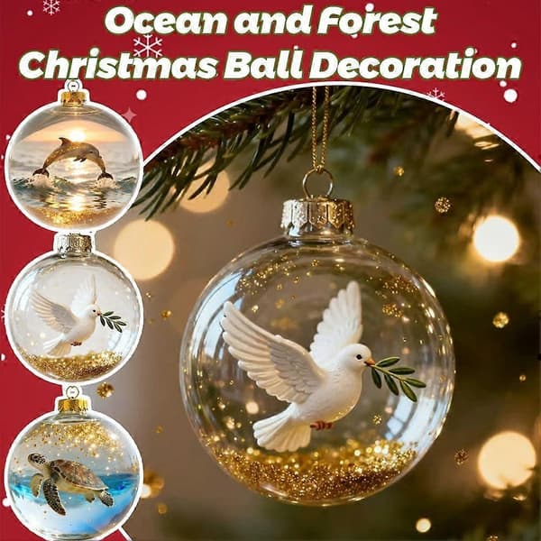 2026 Ocean- och Skogsfestival Bollprydnadssamling Minnesprydnad Turtles