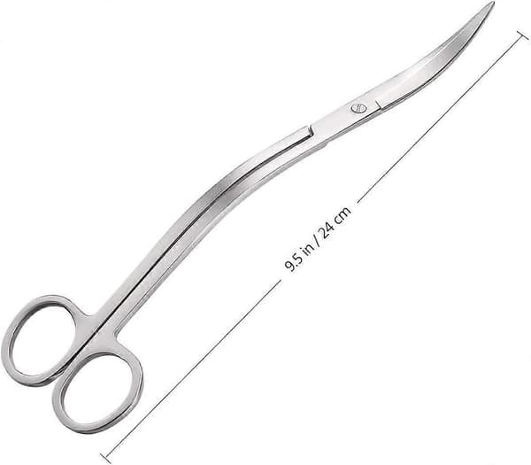 Akvariesaks med buet hode for vannplanter 24cm