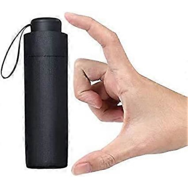 Hopvikbart Paraply, Mini Solparaply, Fickparaply & Reseparaply, Ultralätt Mode Kompakt Portabelt Anti-UV, Perfekt för Ryggsäck/Ficka