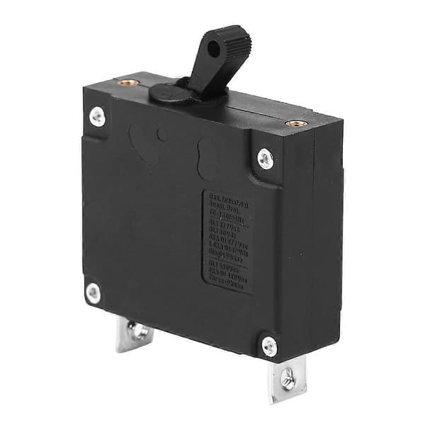 Holdbar DC/AC Manuel ON/OFF Vippe Reset Switch Sikkerhedsafbryder 15A