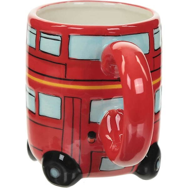 Puckator London Rød Routemaster Bus Keramik Formet Krus, Te Kaffe Varme Drikke, Dekorativ Gaveæske, Højde 10cm Bredde 13.5cm Dybde 8.5cm