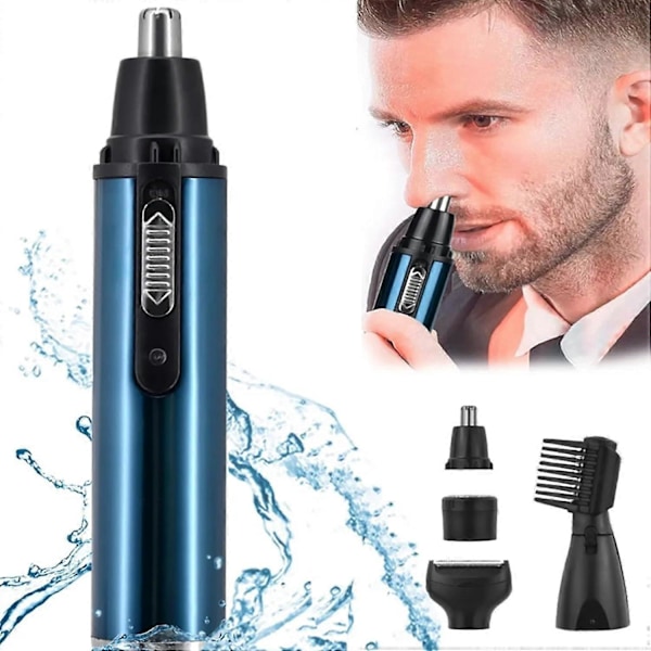 Nenäkarvatrimmeri 4 in 1 USB Ladattava Johdoton Kannettava 400 MAh Kulmakarva- ja partatrimmerisetti Sky