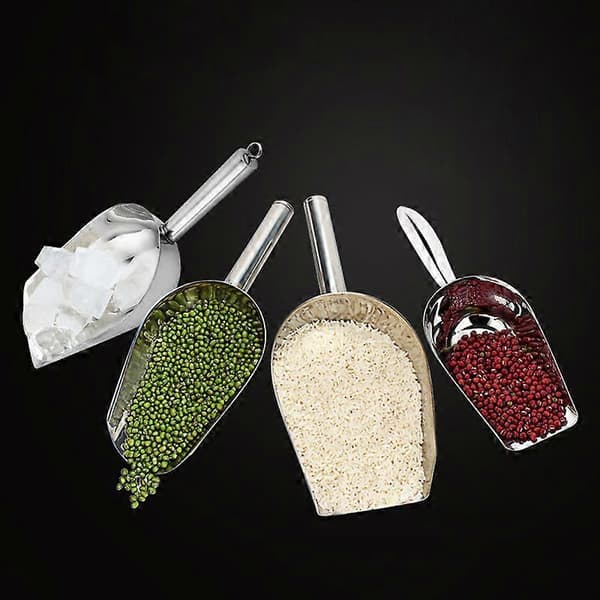 Rustfri Stål Universal Scoop, Rund Bund Is Scoop, Multi-Anvendelig
