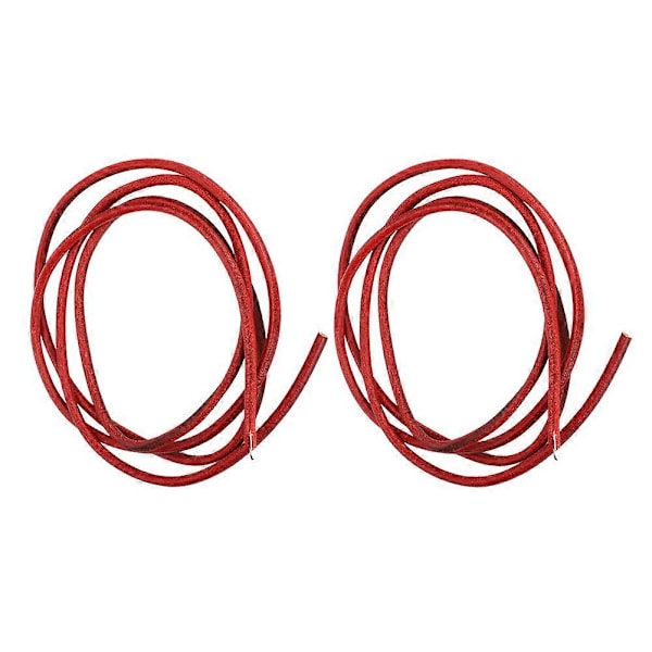 2 st Symaskinsremmar Ko-läder Hushåll Bold Hook Fotpedaldelar Tillbehör Röd