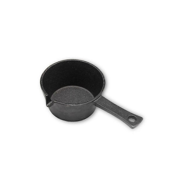 Dipanne i støpejern Mini rund dipanne for utendørs BBQ Piknik 9,5cm