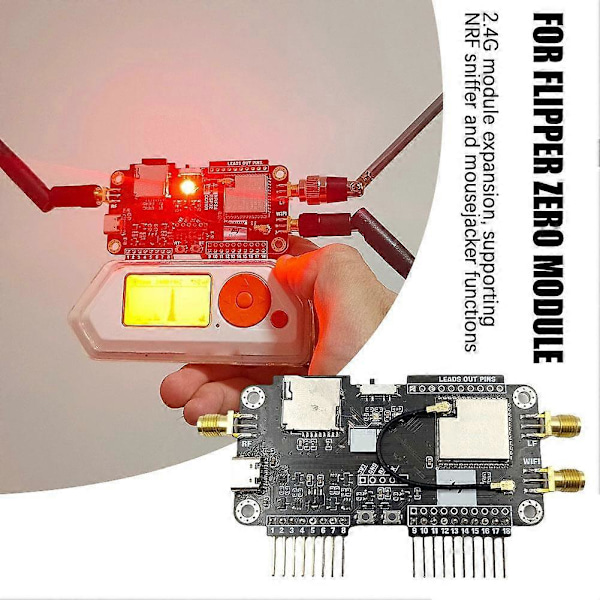 Flipper Zero -moduulin muokkaus NRF24+ESP32 -kehityskortti 2.4G High Gain CC1101 -tuki NRF
