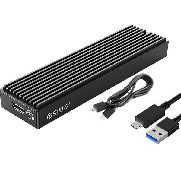 M.2 SSD NVMe-hölje USB3.1 Gen2 Typ C 10 Gbps SSD-hölje Mobil hårddiskhölje
